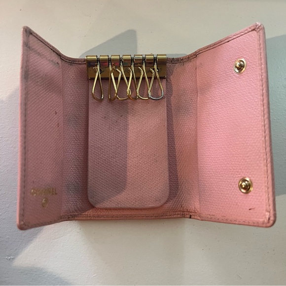 Authentic Chanel Pink Key Pouch - Picture 2 of 6